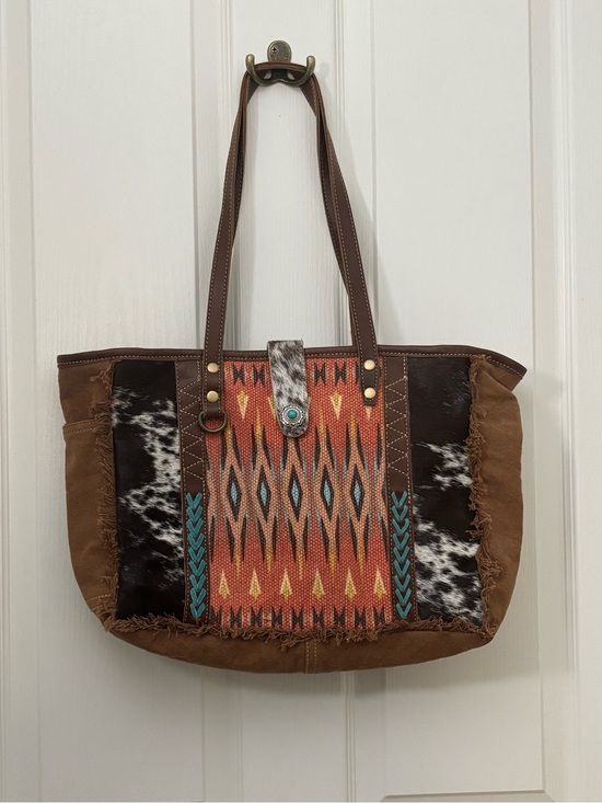 Handbags - Myra Aztec Weekender Tote Bag